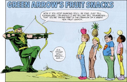 Green Arrow fruit snacks