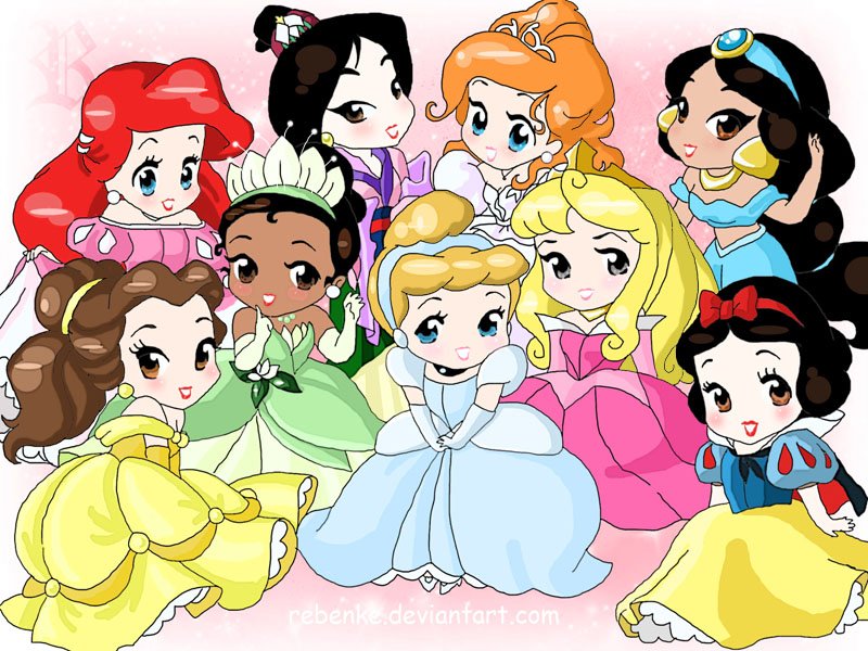 Chibi_Disney_Princesses_by_rebenke